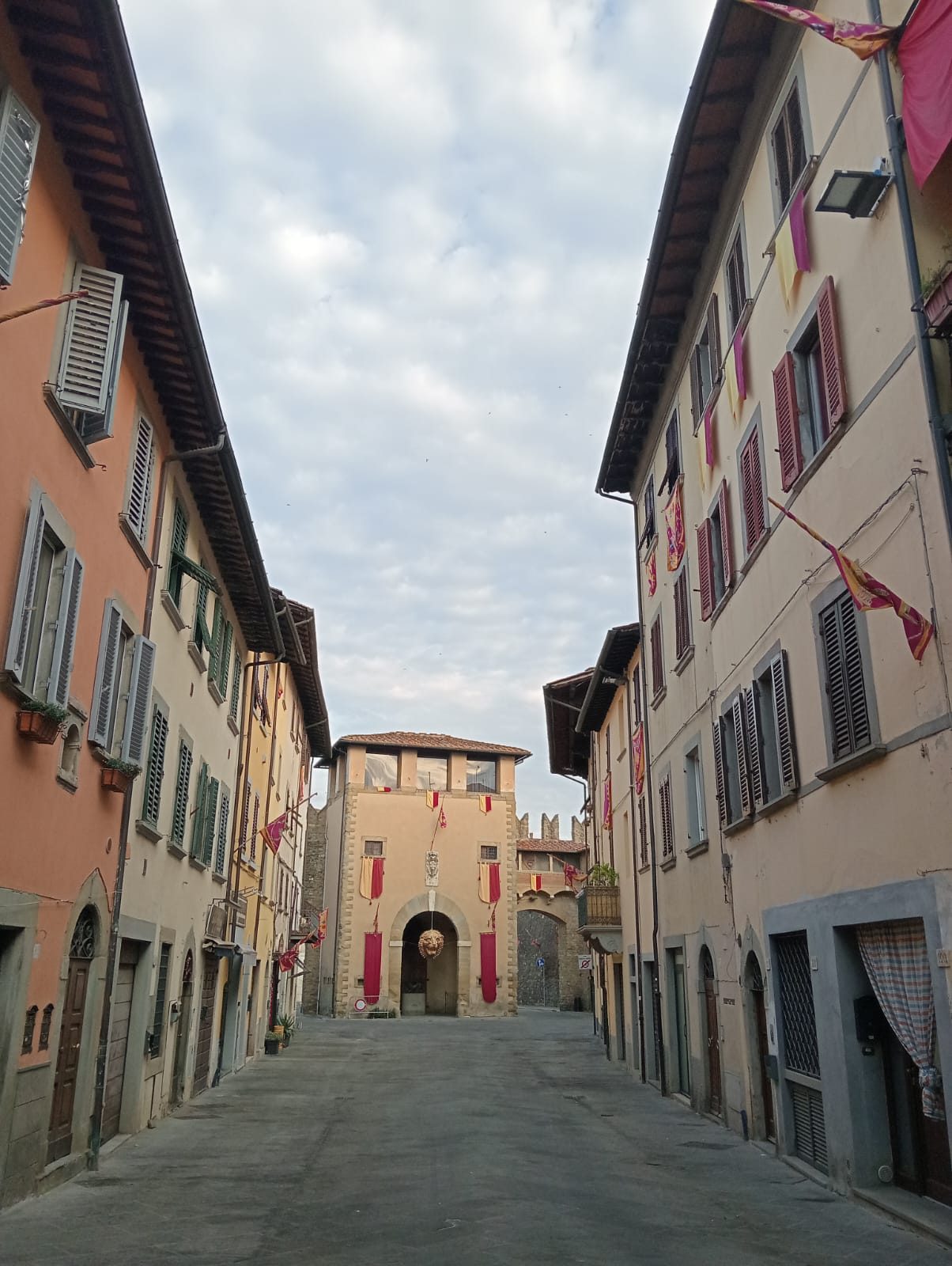 Fachada del palacio, Via Cavour, Arezzo