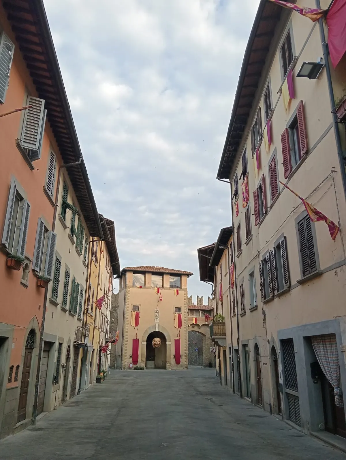 Facciata del palazzo, Via Cavour, Arezzo
